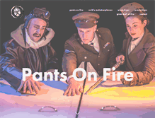 Tablet Screenshot of pantsonfiretheatre.com